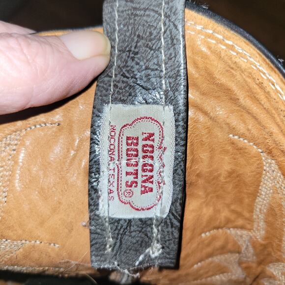 Cats Paw Size 12.5 D Mens Leather Cowboy Boots Made In USA - Picture 5 of 10